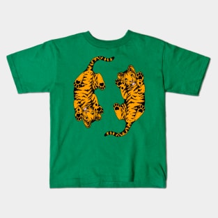 Twin Tiger Cubs Kids T-Shirt